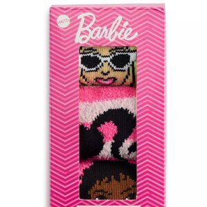 Girls 4-16 Barbie® 3-Pack Cozy No-Show Socks Shoes Size 10-4 NWT